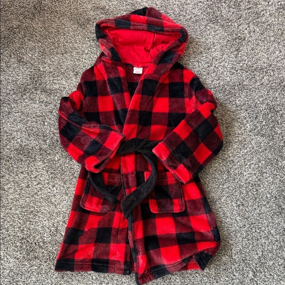 EUC Youth Cat & Jack Fleece Bathrobe, Size S (6/7)